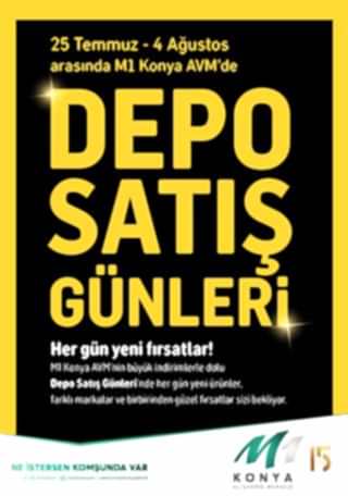 M1 AVM,DEPO,SATIŞ
