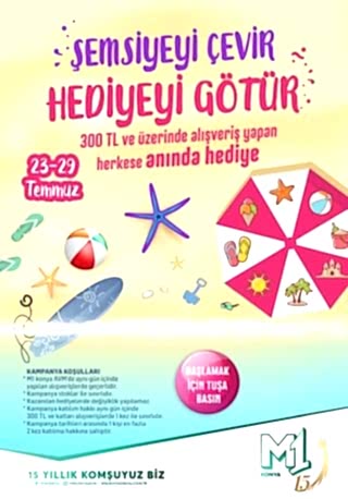 M1 Konya,alışveriş ,kampanya,hediye 